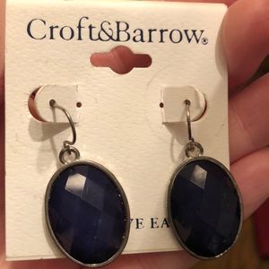 NWT Blue Drop Earrings